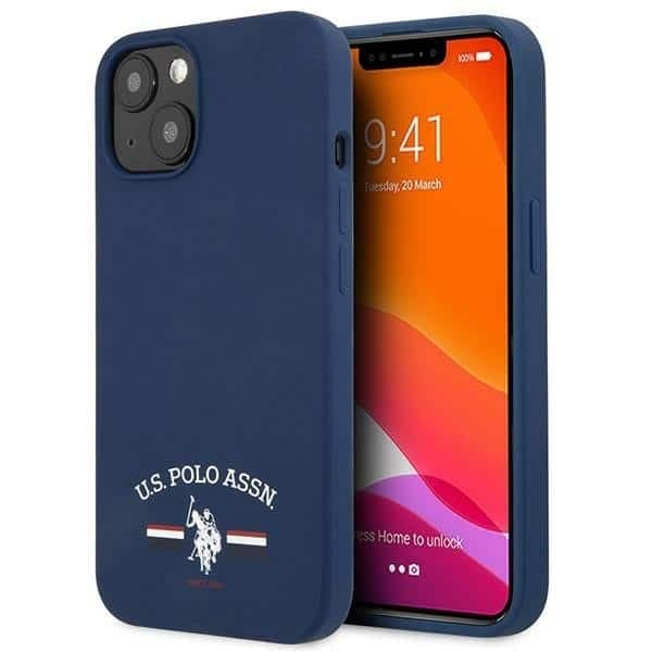 U.S. Polo Assn. Silicone - θήκη για Apple iPhone 13 mini - Μπλε