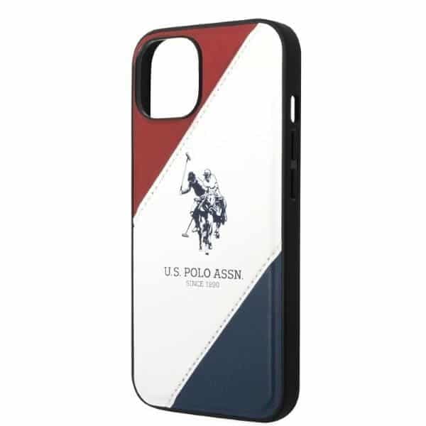 US Polo USHCP14MPSO3 iPhone 14 Plus / 15 Plus 6,7" λευκό Tricolor Embossed 5