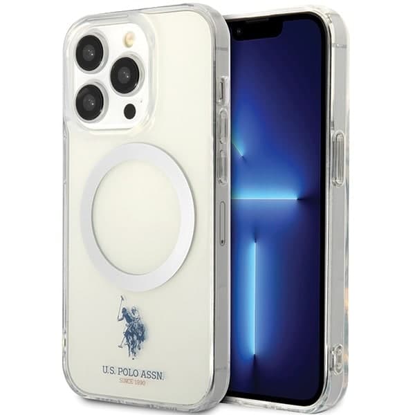 US Polo USHMP15LUCIT iPhone 15 Pro 6.1" διαφανής συλλογή MagSafe