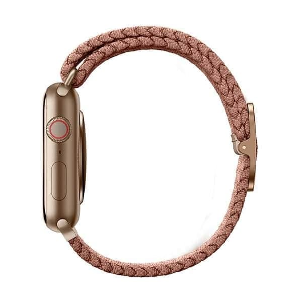 UNIQ pasek Aspen Apple Watch 44/42/45 mm Series 1/2/3/4/5/6/7/8/9/SE/SE2 Braided różowy/grapefruit pink 3