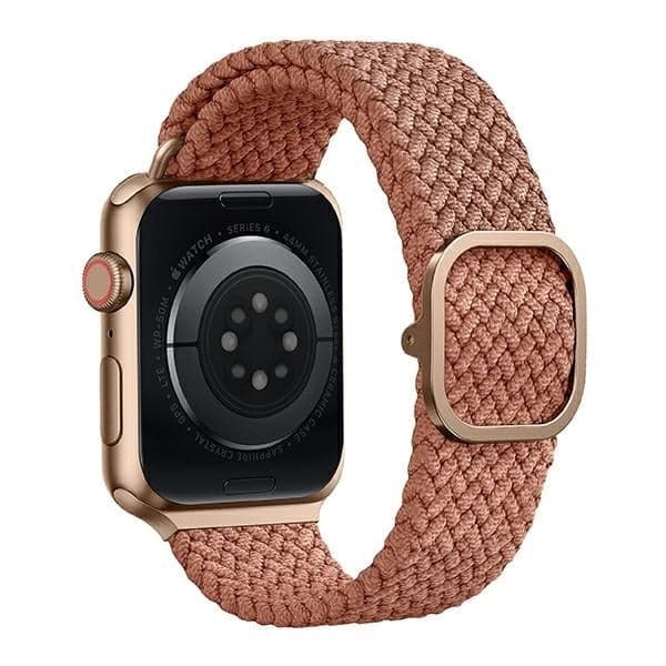 UNIQ pasek Aspen Apple Watch 44/42/45 mm Series 1/2/3/4/5/6/7/8/9/SE/SE2 Braided różowy/grapefruit pink 4