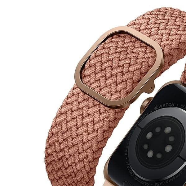 UNIQ pasek Aspen Apple Watch 44/42/45 mm Series 1/2/3/4/5/6/7/8/9/SE/SE2 Braided różowy/grapefruit pink 5