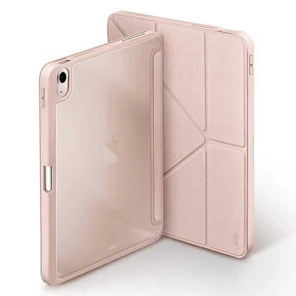 UNIQ θήκη Moven για iPad Air 10.9 (2022/2020) Αντιμικροβιακή ροζ / blush pink