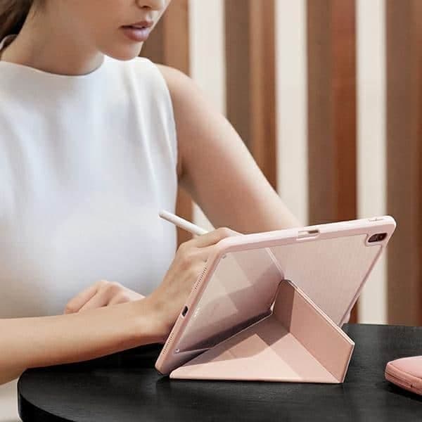 UNIQ θήκη Moven για iPad Air 10.9 (2022/2020) Αντιμικροβιακή ροζ / blush pink 5