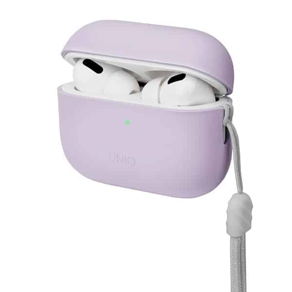 UNIQ θήκη Lino AirPods Pro 2 gen Silicone (2022/2023) λιλά/λεβάντα λιλά 2
