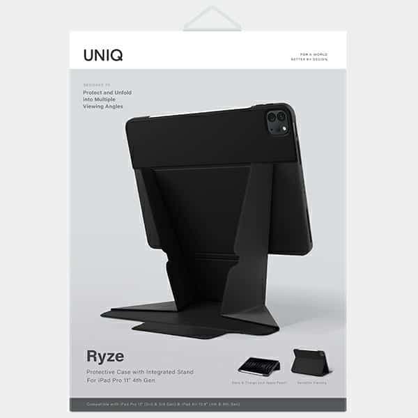 UNIQ θήκη Ryze για iPad Pro 11 (2021-2022) / Air 10.9" (2020-2022) μαύρη/black 6