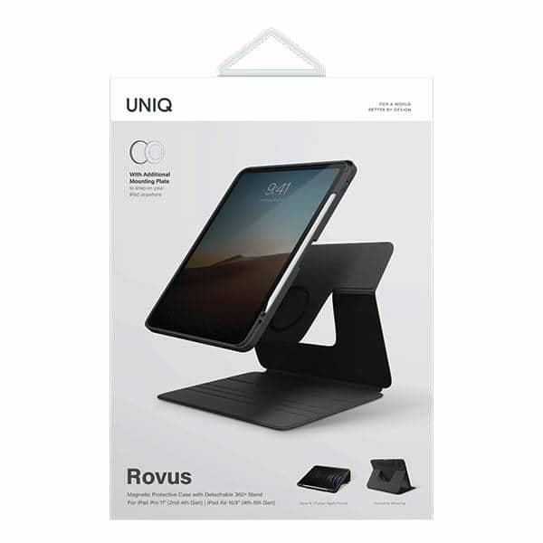 UNIQ θήκη Rovus για iPad Pro 11 (2021-2022) / Air 10.9" (2020-2022) μαύρη/ebony black Magnetic Case 10