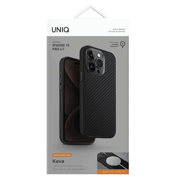 UNIQ Keva - θήκη για Apple iPhone 15 Pro Max - Μαύρο 8