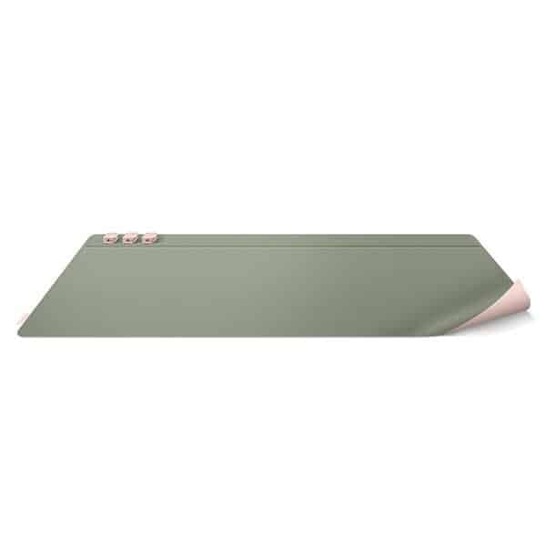 UNIQ Hagen Διπλής Όψης Mousepad Γραφείου σε ροζ-πράσινο/ροζ blush-πράσινο mist