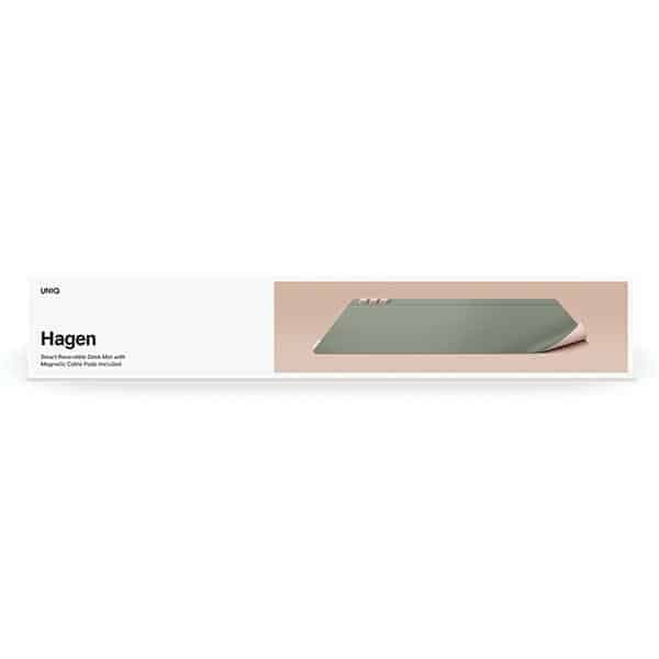UNIQ Hagen Διπλής Όψης Mousepad Γραφείου σε ροζ-πράσινο/ροζ blush-πράσινο mist 7