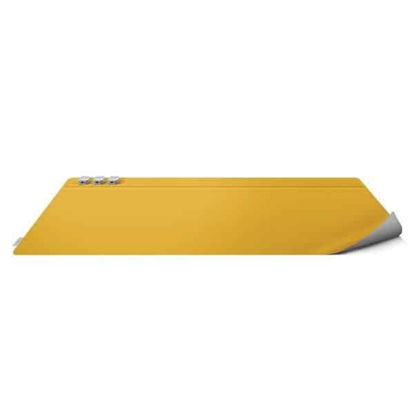 UNIQ Hagen Διπλής όψης Mousepad γραφείου κίτρινο-γκρι/canary yellow-chalk grey