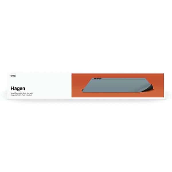 UNIQ Hagen Διπλής Όψης Mousepad Γραφείου Μαύρο-Μπλε/Midnight Black-Washed Blue 7