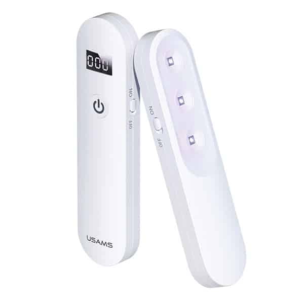 USAMS Λάμπα απολύμανσης UV-C Mini χειρός στεριλιστής λευκός/white ZB159XDD01 (US-ZB159)