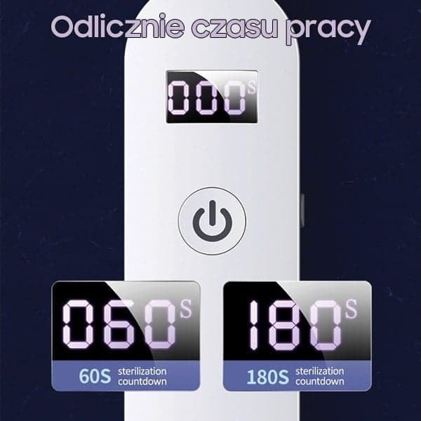 USAMS Λάμπα απολύμανσης UV-C Mini χειρός στεριλιστής λευκός/white ZB159XDD01 (US-ZB159) 10