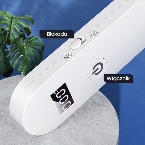 USAMS Λάμπα απολύμανσης UV-C Mini χειρός στεριλιστής λευκός/white ZB159XDD01 (US-ZB159) 11