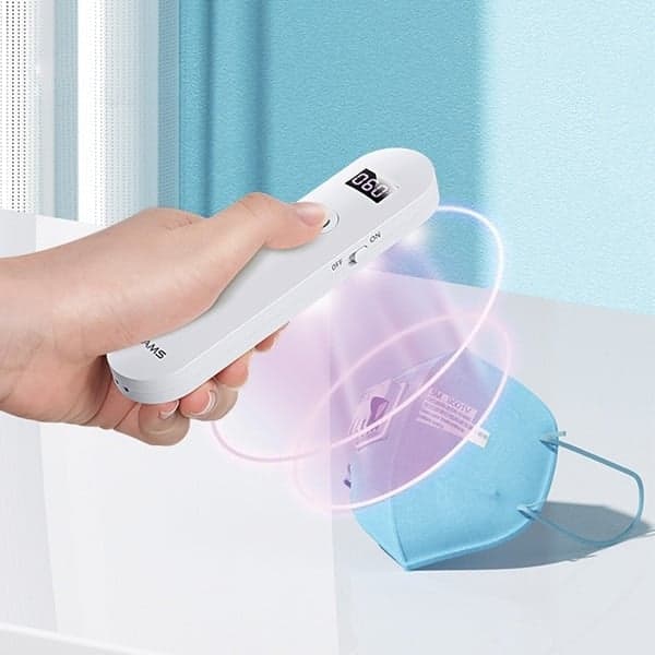 USAMS Λάμπα απολύμανσης UV-C Mini χειρός στεριλιστής λευκός/white ZB159XDD01 (US-ZB159) 7