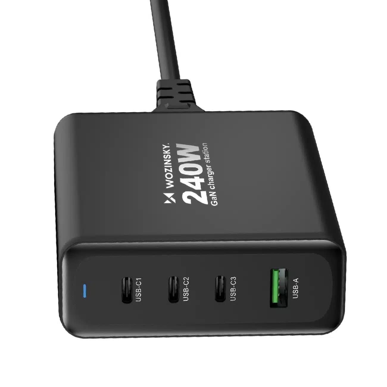 Wozinsky WGCSB 240W GaN φορτιστής τοίχου USB-A / 3 x USB-C - μαύρο 4