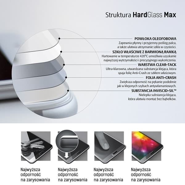 3MK HardGlass Max iPhone 6 Plus, FullScreen Glass λευκός 2