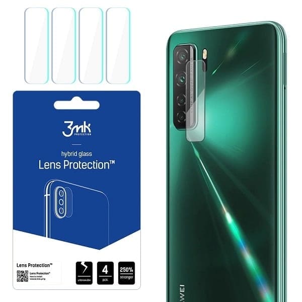 3MK Lens Protect Προστασία φακού για Huawei P40 Lite 5G 4τμχ