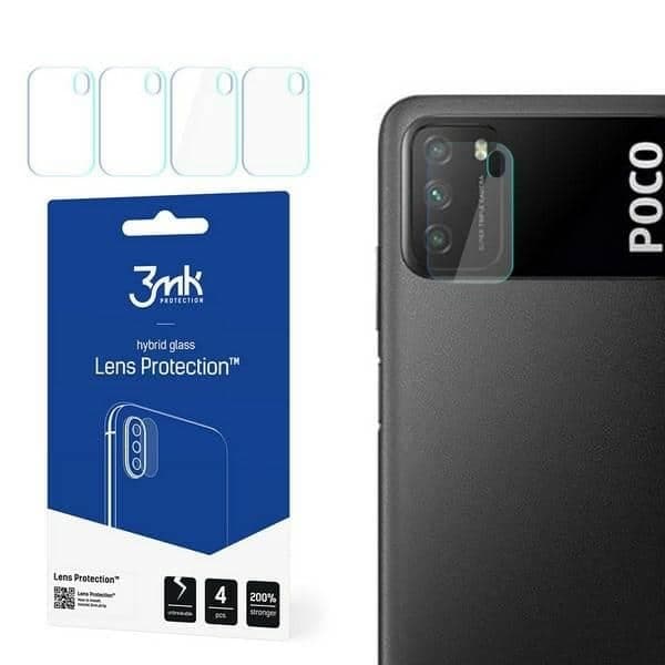 3MK Lens Protect Xiaomi Poco M3 Προστασία φακού κάμερας 4τμχ