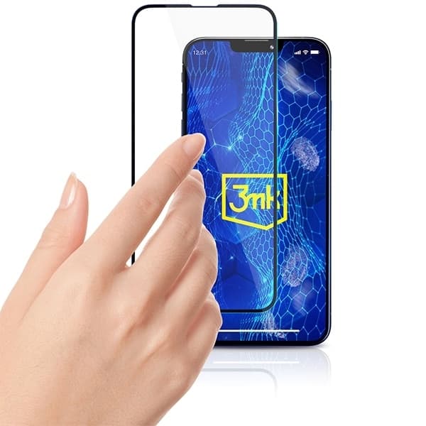 3MK HardGlass Max Lite Xiaomi Redmi 11 Prime Fullscreen Glass μαύρο 4