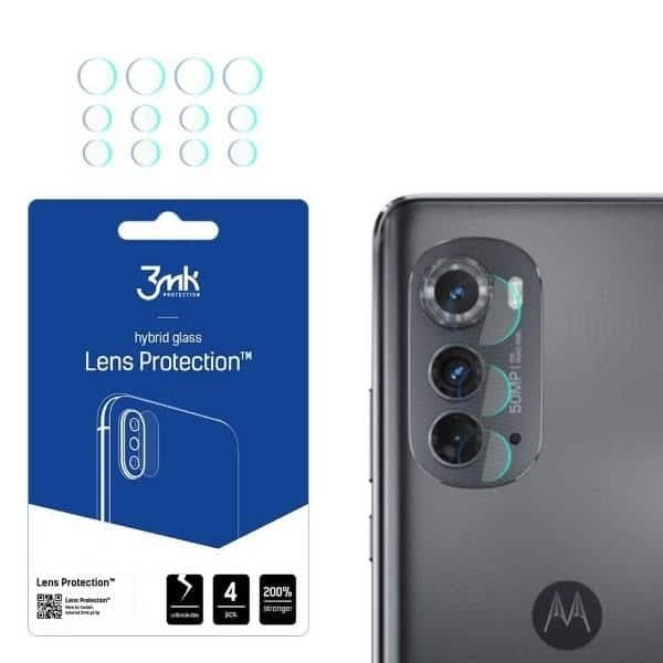 3MK Lens Protect Motorola Edge 2022 Προστασία φακού κάμερας 4τμχ