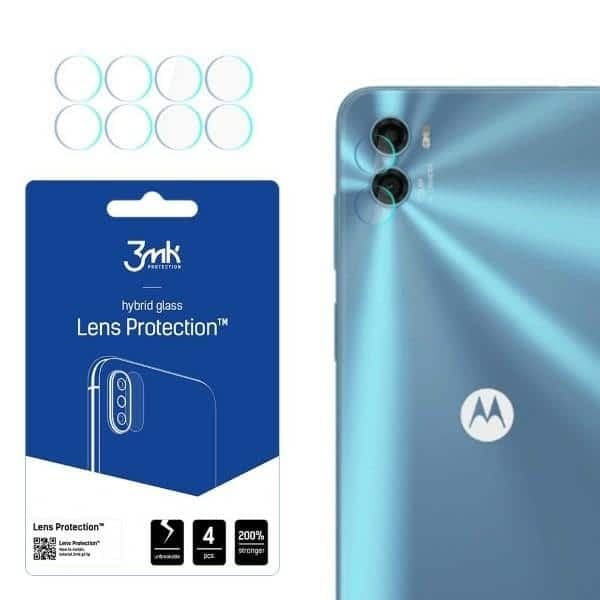 3MK Lens Protect Προστασία φακού για Motorola Moto E22s 4τμχ