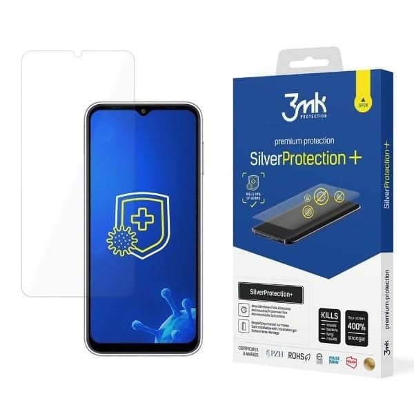 3MK Silver Protect+ Sam A14 5G A146 Αντιμικροβιακή Μεμβράνη που τοποθετείται υγρή