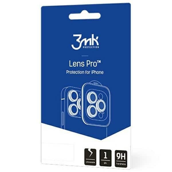 3MK Lens Protection Pro Sam A14/A34 5G A346, Προστασία φακού με πλαίσιο συναρμολόγησης 1τμχ, μαύρο