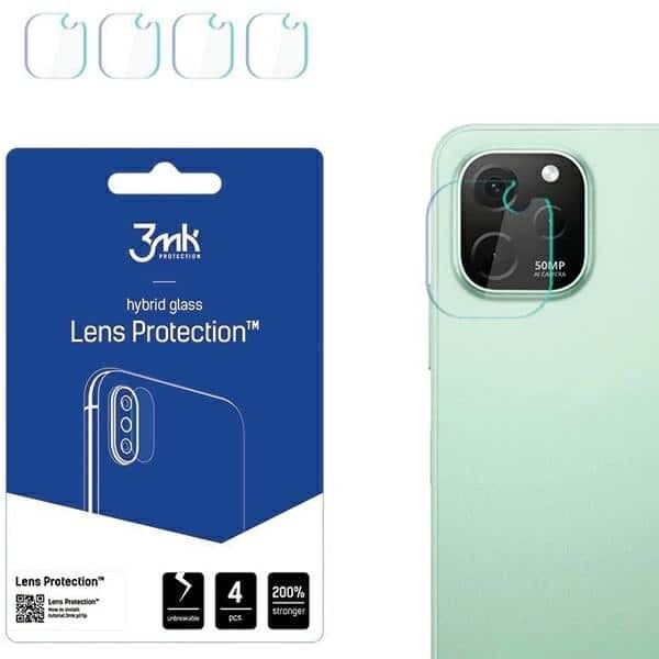 3MK Lens Protect Huawei Nova Y91 Προστασία φακού κάμερας 4τμχ