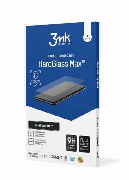 3MK HardGlass Max A24 4G A245/A25 5G A256 Πλήρης οθόνη γυαλί μαύρο