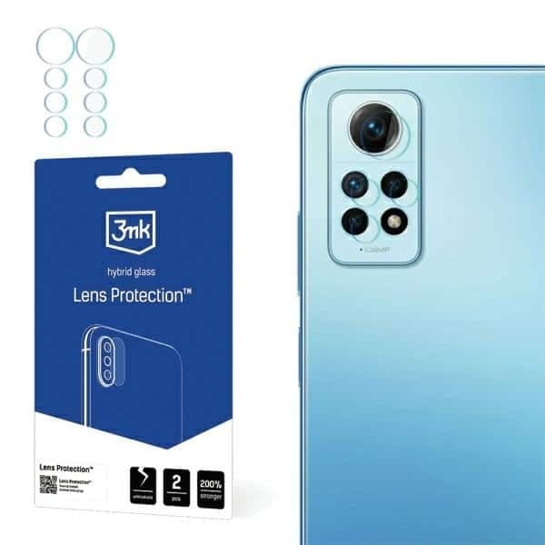 3MK Lens Protect Xiaomi Redmi Note 12 Pro 4G Προστασία φακού κάμερας 4τμχ