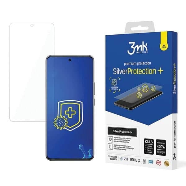 3MK SilverProtect+ Realme GT5 Αντιμικροβιακή Μεμβράνη Που Τοποθετείται Με Υγρό
