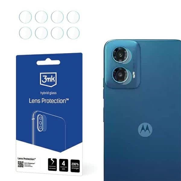 3MK Lens Protect Motorola Moto G34 5G Προστασία φακού κάμερας 4τμχ