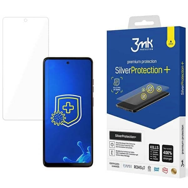 3MK SilverProtect+ Motorola Moto G24 Power Αντιμικροβιακή Μεμβράνη Που Τοποθετείται Με Υγρό