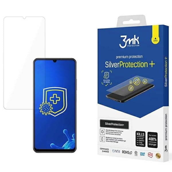3MK SilverProtect+ Realme Note 50 Αντιμικροβιακή Μεμβράνη Εγκατάστασης με Υγρό