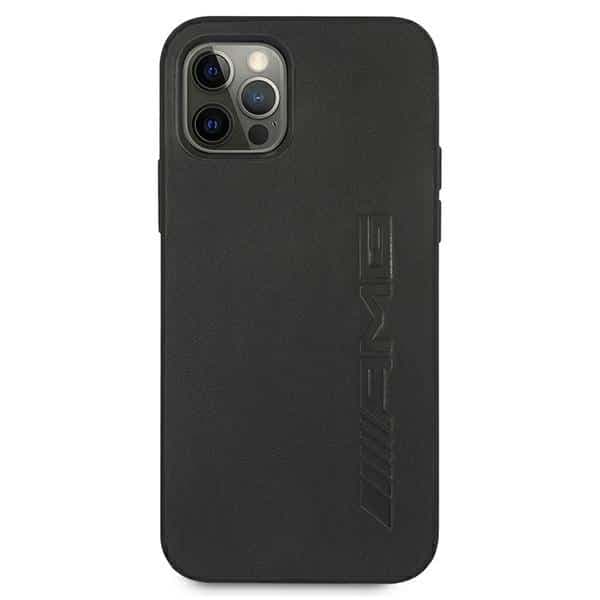 Mercedes Leather Hot Stamped - θήκη για Apple iPhone 12 Pro Max - Μαύρο 3