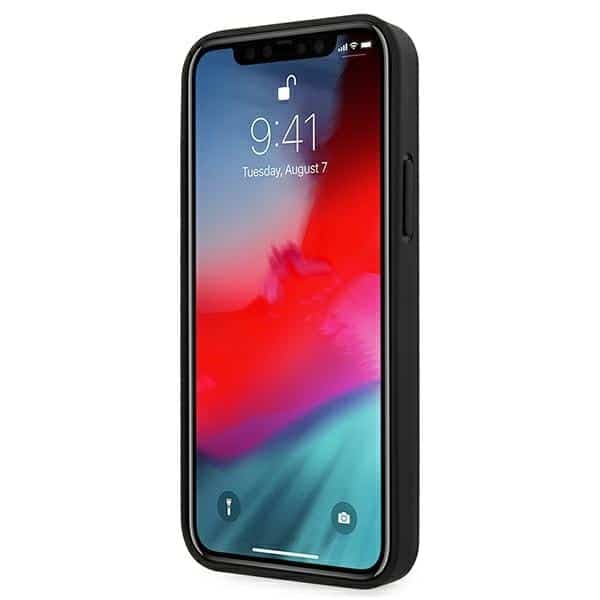 Mercedes Leather Hot Stamped - θήκη για Apple iPhone 12 Pro Max - Μαύρο 5