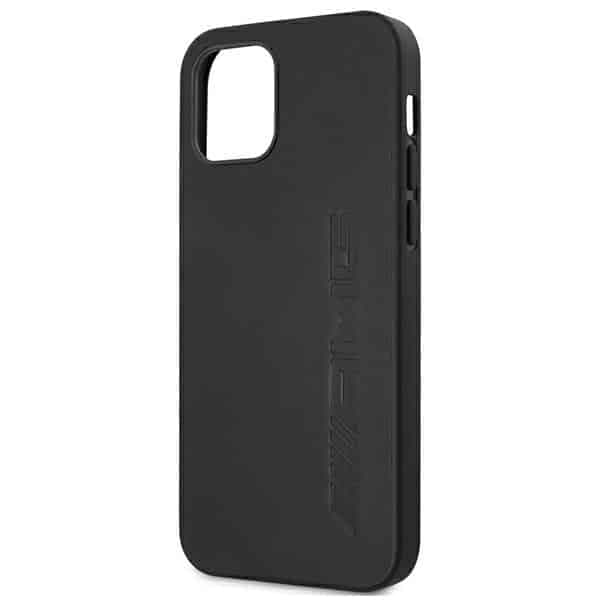 Mercedes Leather Hot Stamped - θήκη για Apple iPhone 12 Pro Max - Μαύρο 6