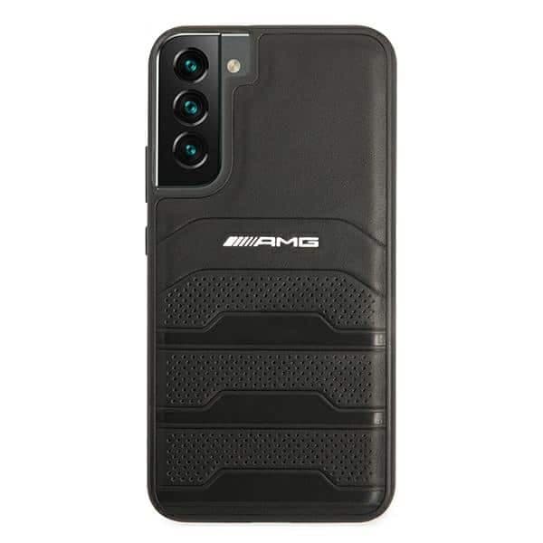 Mercedes Leather Debossed Lines - θήκη για Samsung Galaxy S22 + S906 - Μαύρο 3