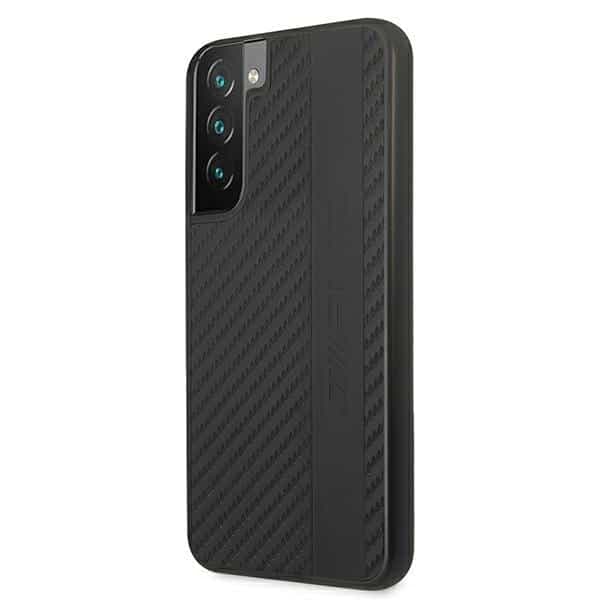 Mercedes Carbon Stripe&Embossed - θήκη για Samsung S22+ S906 - Μαύρο 2