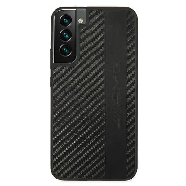 Mercedes Carbon Stripe&Embossed - θήκη για Samsung S22+ S906 - Μαύρο 3