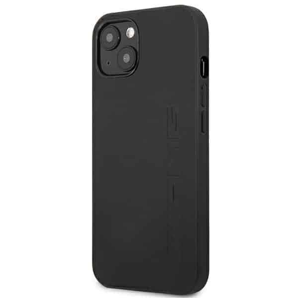 Mercedes Leather Hot Stamped - θήκη για Apple iPhone 14 - Μαύρο 2