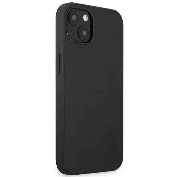 Mercedes Leather Hot Stamped - θήκη για Apple iPhone 14 - Μαύρο 4