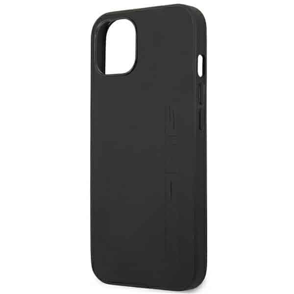 Mercedes Leather Hot Stamped - θήκη για Apple iPhone 14 - Μαύρο 6