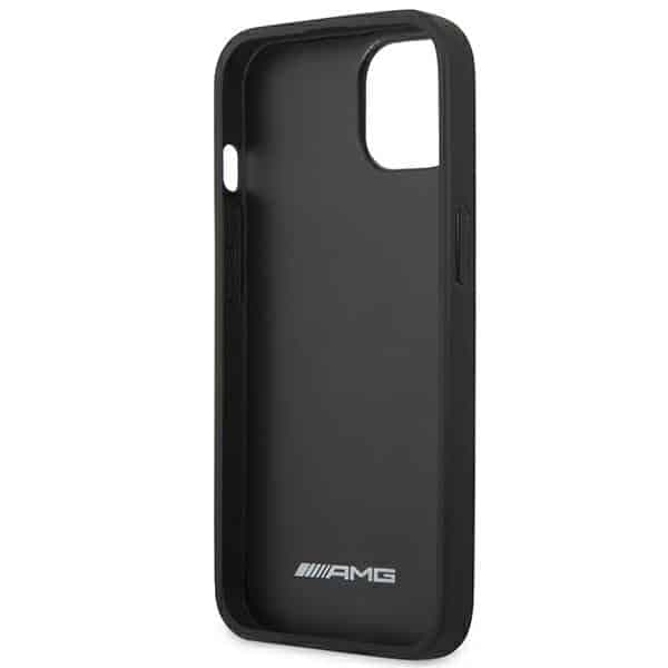 Mercedes Leather Hot Stamped - θήκη για Apple iPhone 14 - Μαύρο 7
