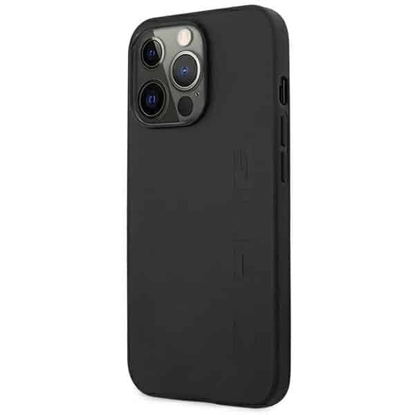Mercedes Leather Hot Stamped - θήκη για Apple iPhone 14 Pro - Μαύρο 2