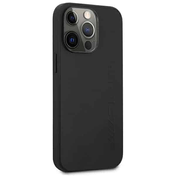 Mercedes Leather Hot Stamped - θήκη για Apple iPhone 14 Pro Max - Μαύρο 4