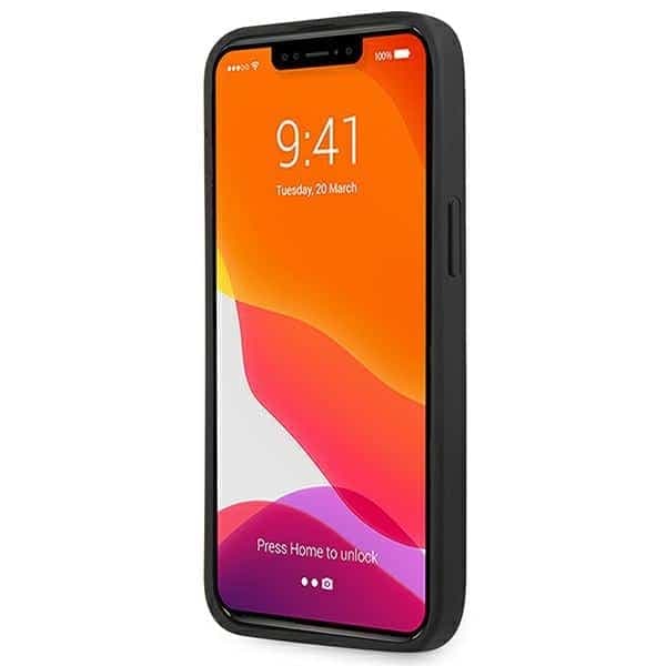 Mercedes Leather Hot Stamped - θήκη για Apple iPhone 14 Pro Max - Μαύρο 5