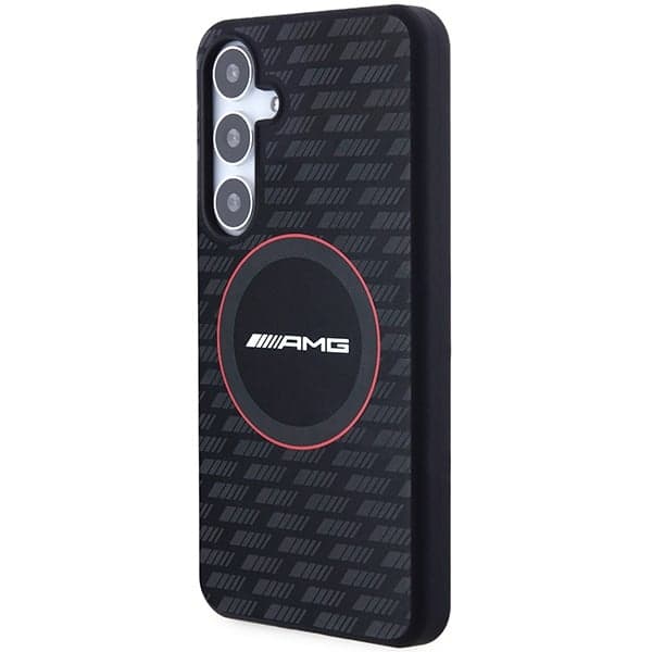 Mercedes Silicone Carbon Pattern MagSafe - θήκη για Samsung Galaxy S24+ - Μαύρο 2